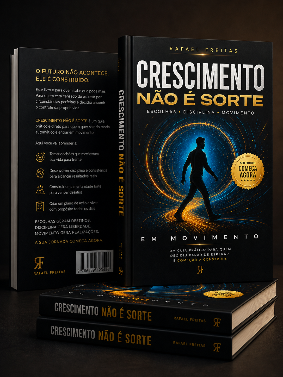 Livro Crescimento Não É Sorte — Rafael Freitas