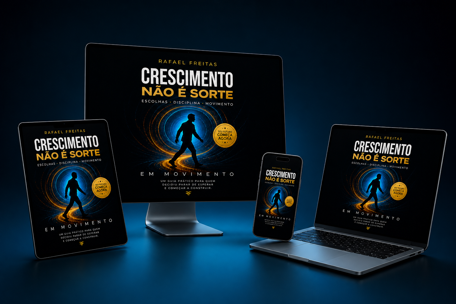 Crescimento Não É Sorte — disponível em todos os dispositivos